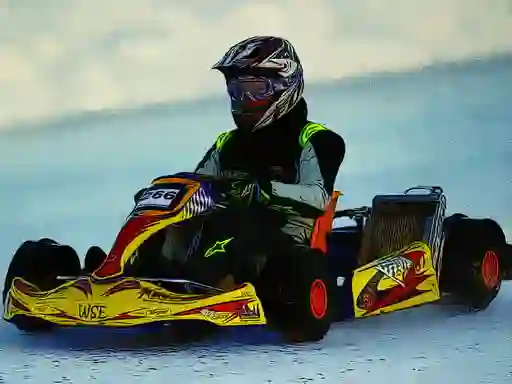 Jeu Kart Racing Jigsaw en ligne