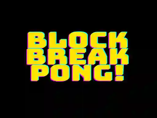 Jeu Block break pong! en ligne