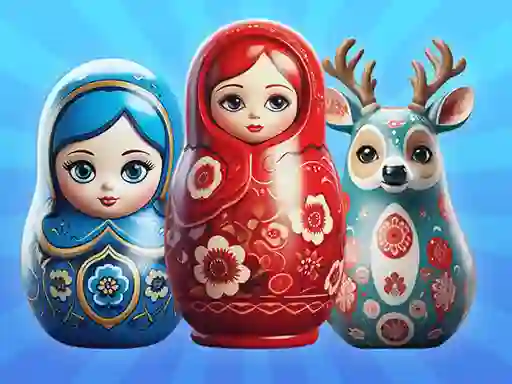 Jeu Sort by Matryoshka Shelves! en ligne