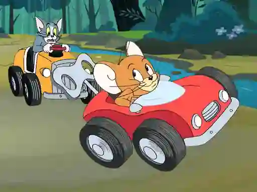 Jeu Tom and Jerry Car Jigsaw en ligne