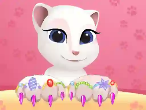 Jeu Talking Tom Angela Great Manicure en ligne
