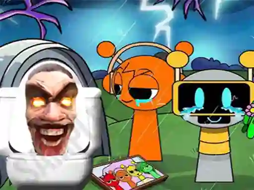 Jeu Sprunki Castle Panic Skibidi Toilet en ligne