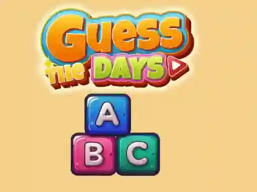 Jeu Guess The Days en ligne