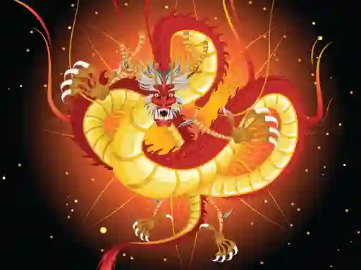 Jeu Chinese Dragons Coloring en ligne