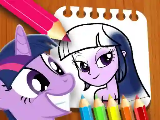 Jeu Equestria Girls Coloring Book en ligne