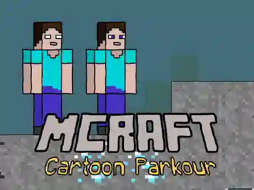 Jeu Mcraft Cartoon Parkour en ligne