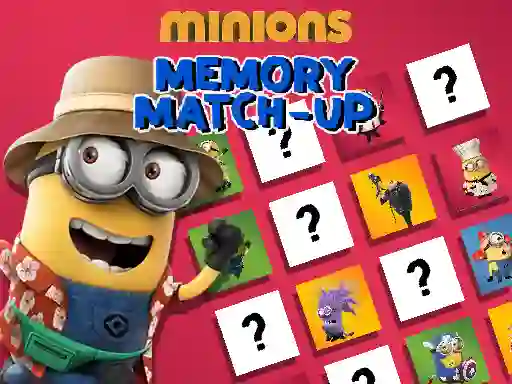 Jeu Minions Memory Match Up en ligne