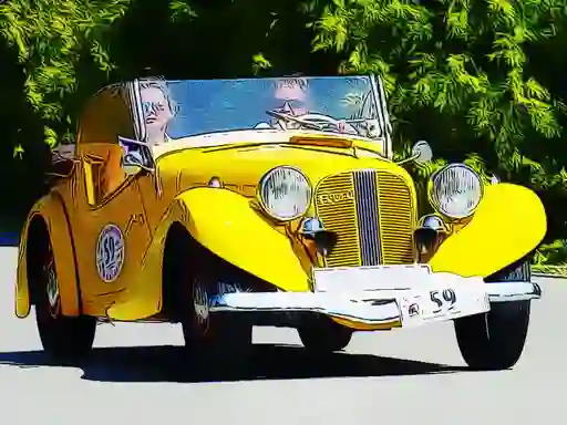 Jeu Old Cars Puzzle en ligne