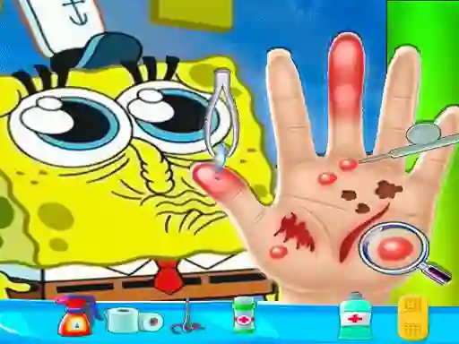 Jeu Spongebob Hand Doctor en ligne