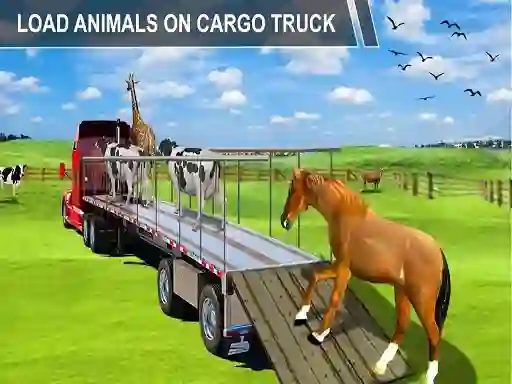 Jeu Animal Cargo Transporter Truck Game 3D en ligne