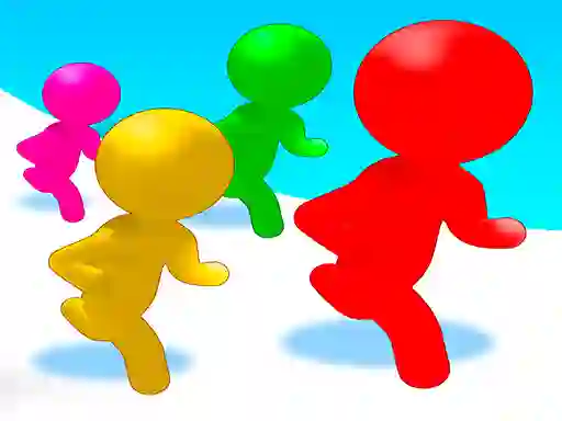 Jeu Stickmen Color Run Switch en ligne