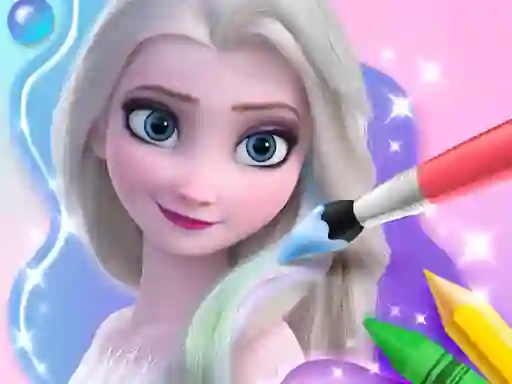 Jeu Coloring Book For Elsa en ligne