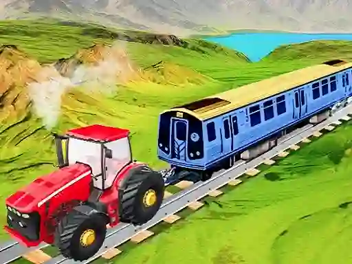 Jeu Chain Tractor Train Towing Game 3D en ligne