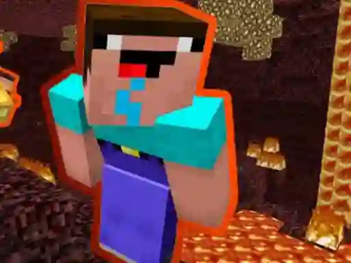 Jeu Noob Parkour: Nether en ligne