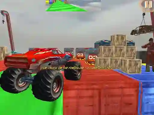 Jeu Monster Truck Driving Stunt Game Sim en ligne