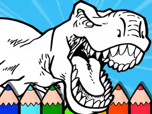 Jeu Coloring Dinos For Kids en ligne