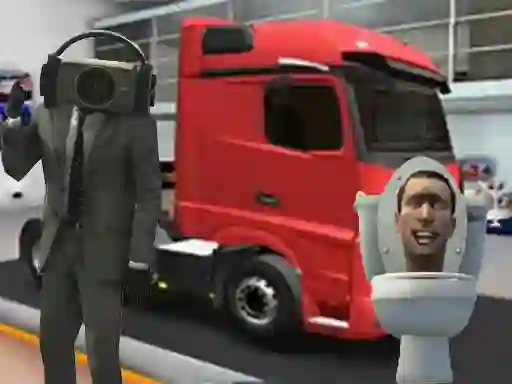 Jeu Truck Simulator Skibidi Toilet en ligne