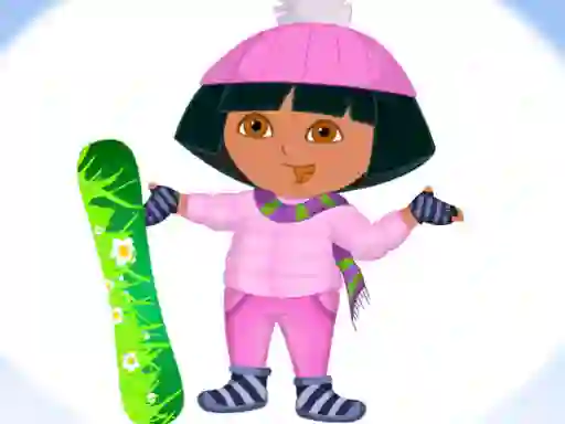 Jeu Dora Ski Winter Dressup en ligne