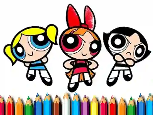 Jeu PowerPuff Girls Coloring Book en ligne