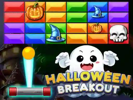 Jeu Halloween Breakout en ligne
