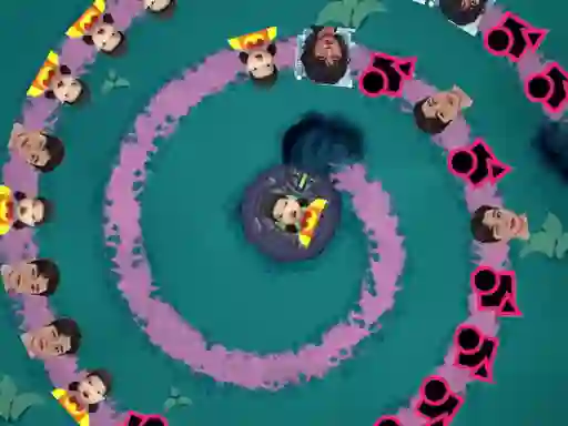Jeu Squid Game Bubble Shooter en ligne