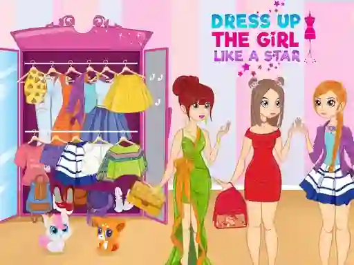 Jeu Dress Up The Girl Like A Star en ligne