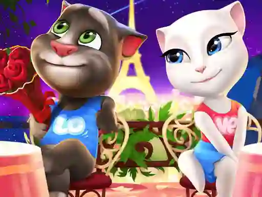 Jeu Talking Tom and Angela Coloring en ligne