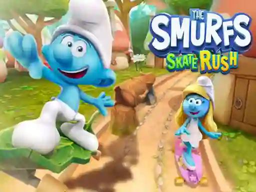Jeu The Smufrs Skate Rush en ligne