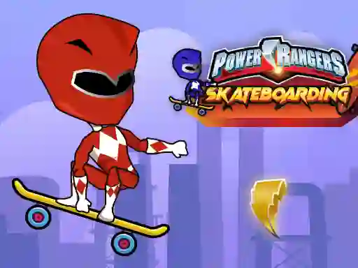 Jeu Power Rangers Skateboading en ligne
