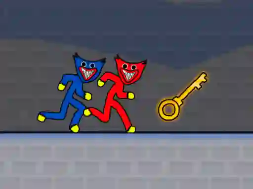 Jeu Stickman Huggy Party Duo en ligne