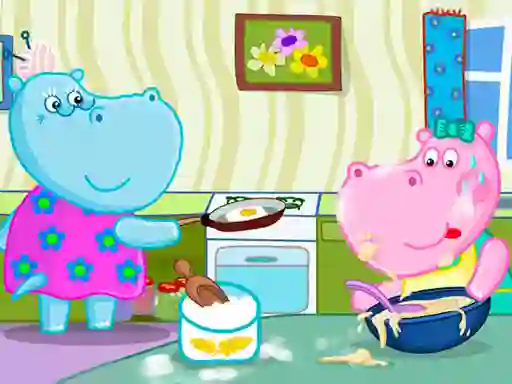 Jeu Hippo Cooking School en ligne
