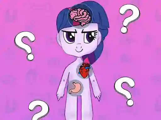 Jeu My Little Pony Learning The Body en ligne