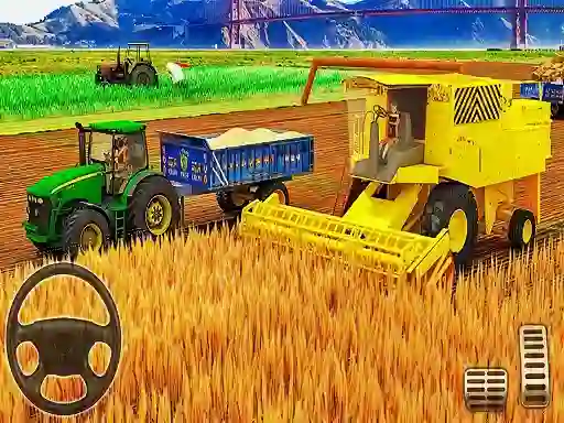 Jeu US Modern Tractor Farming Game 3D 2022 en ligne