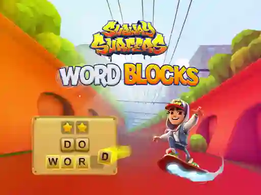 Jeu Subway Surfers Word Blocks en ligne