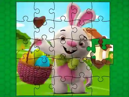 Jeu Easter Bunny Eggs Jigsaw en ligne