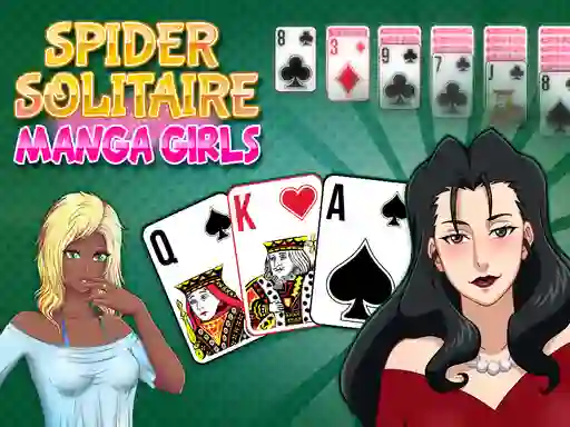 Jeu Spider Solitaire Manga Girls en ligne