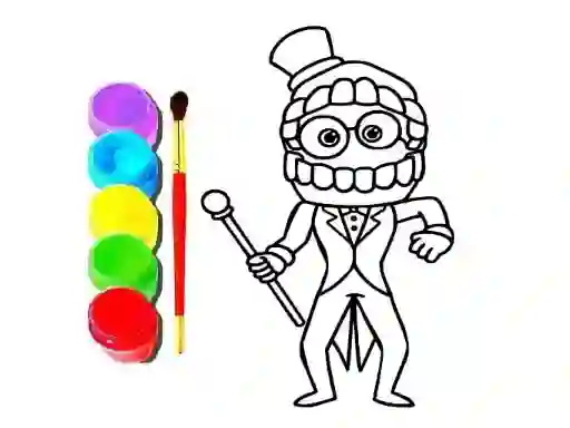 Jeu Digital Circus Click and Paint en ligne