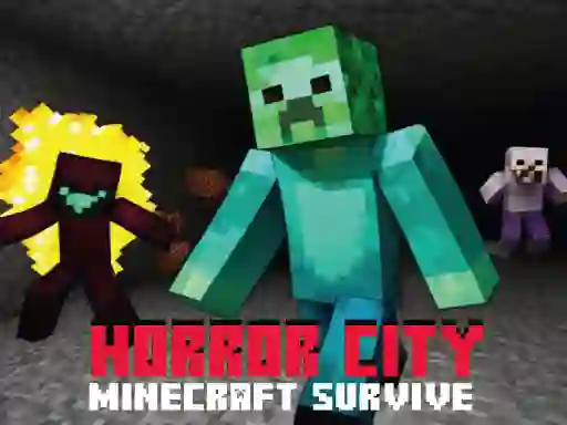 Jeu Horror City Minecraft Survive en ligne