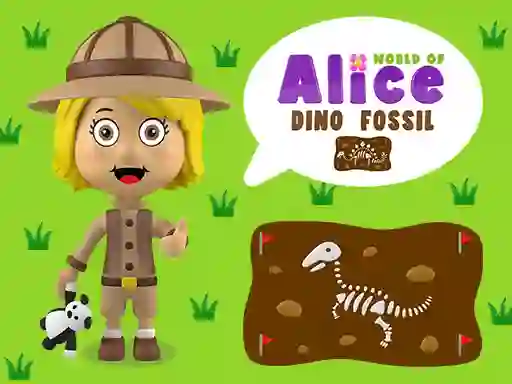 Jeu World of Alice Dino Fossil en ligne