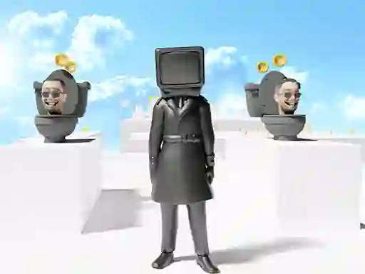 Jeu Skibidi Toilet Parkour run en ligne