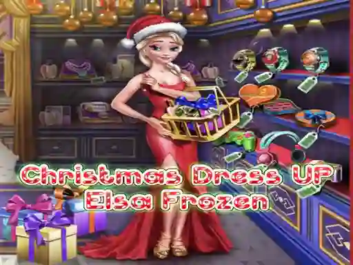 Jeu Elsa Frozen Christmas Dress up en ligne
