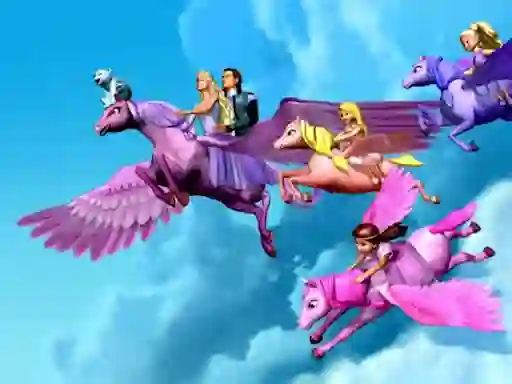 Jeu Barbie Magic Pegasus Puzzle en ligne