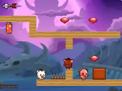 Jeu Pig Bros Adventure en ligne