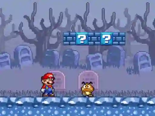Jeu Super Mario Bros Star Scramble 2 Ghost island en ligne