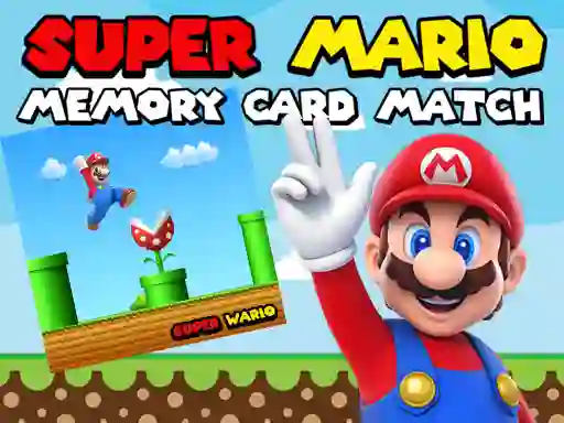 Jeu Super Mario Memory Card Match en ligne
