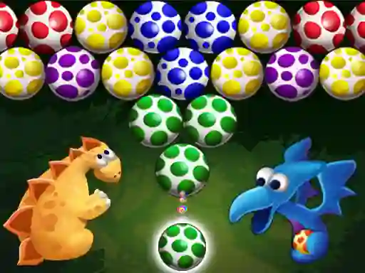 Jeu Dino Eggs Bubble Shooter en ligne