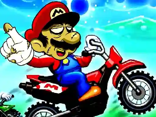 Jeu Super Mario Halloween Wheelie en ligne