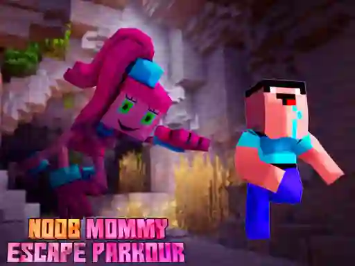 Jeu Noob Mommy Escape Parkour en ligne