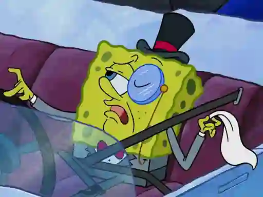 Jeu Spongebob Driving Test Hidden en ligne