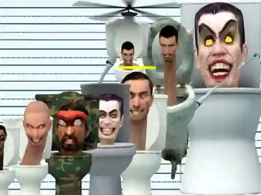 Jeu Skibidi Toilet Five Difference en ligne